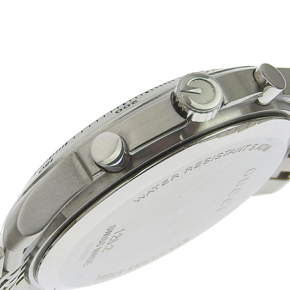 Gucci GUCCI G timeless men's quartz battery watch chronograph black dial 126 2 - Picture 5 of 9